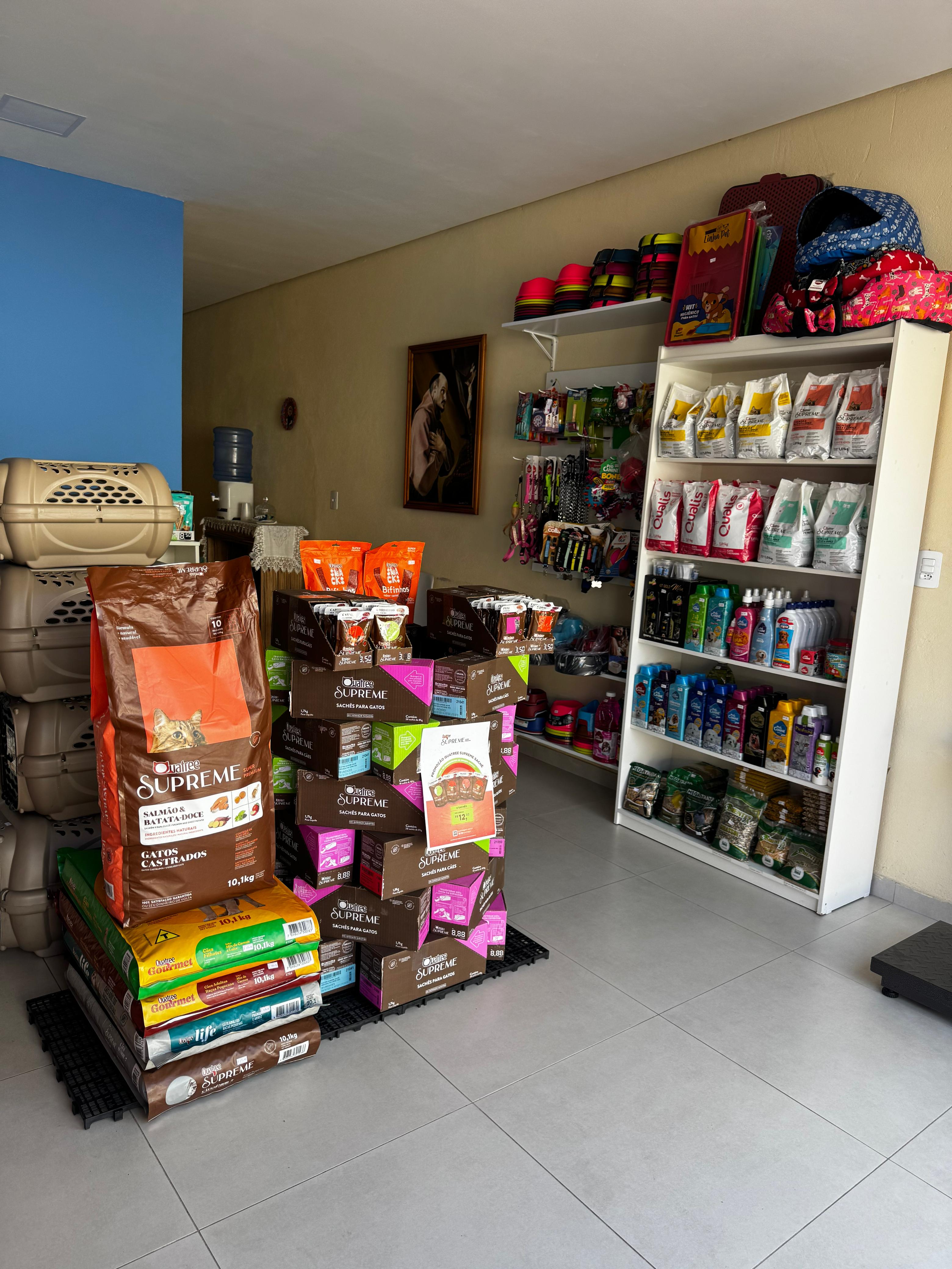 Produtos e acessórios disponíveis no pet shop da Alô, Vet?